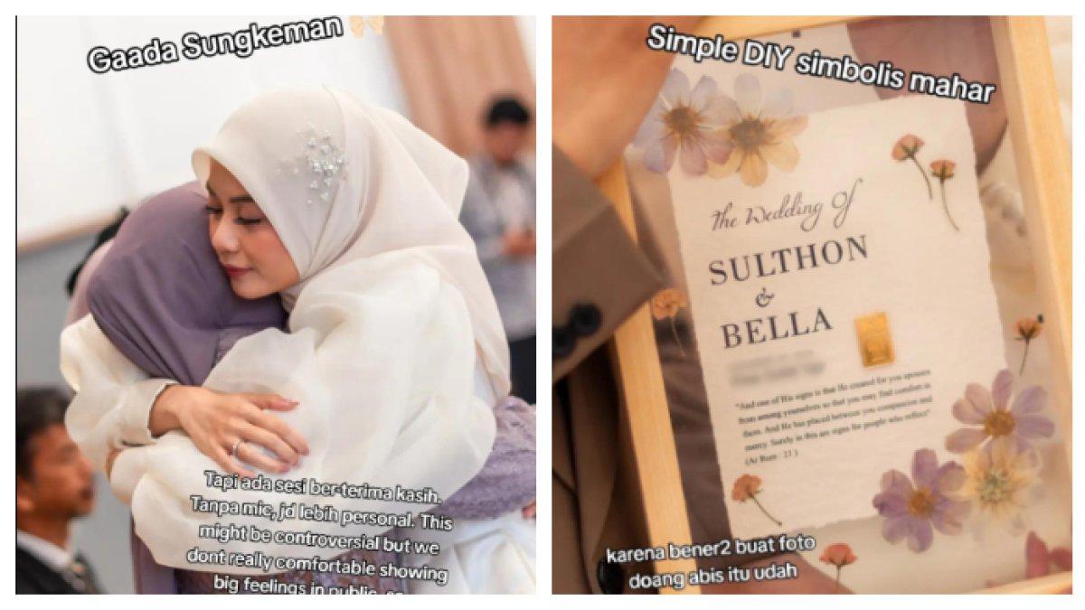 MINGLE WEDDING VIRAL - Bella dan Sulthon merayakan pernikahannya sesuai impiannya. Hanya didatangi keluarga dan kerabat terdekat serta acaranya lebih sakral.