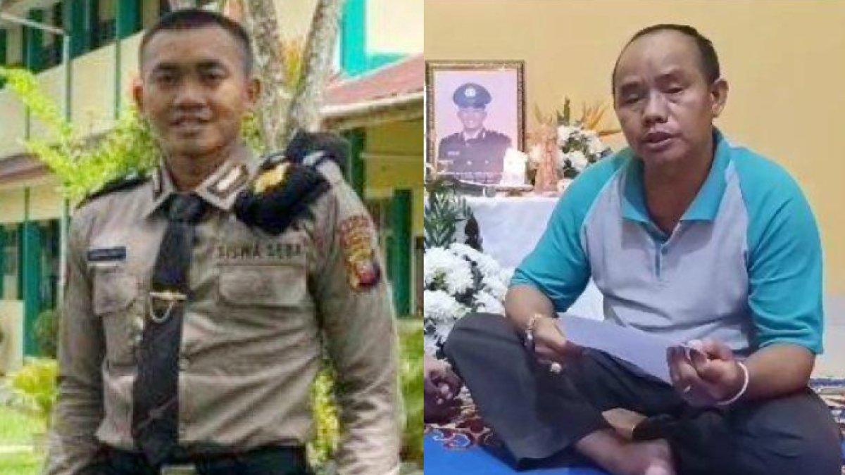 Y Pandi ayah Bripda Ignatius menyebut putranya sempat didatangi 3 senior yang mabuk