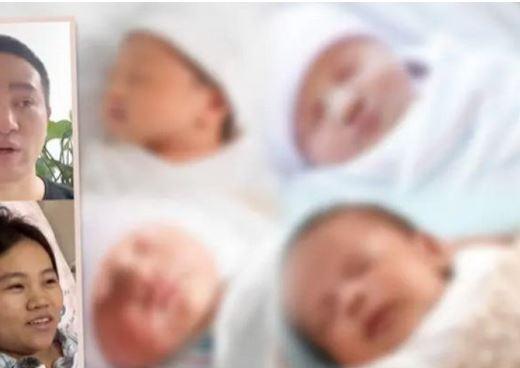 Viral pasutri di Tiongkok jadi buah bibir publik setelah melahirkan bayi kembar empat, disebut tak punya uang biayai anak-anaknya