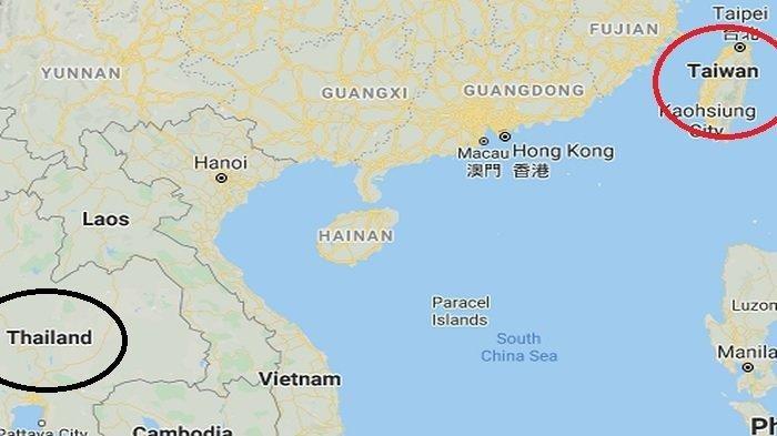 Dekat Secara Geografis, Taiwan Thailand Juga Punya Kemiripan Nama, Begini  Sejarahnya - Halaman all - TribunKaltim Wiki