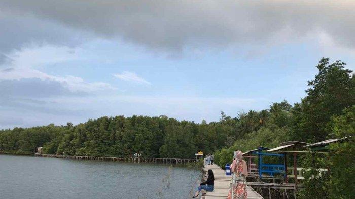 Suasana asri di Hutan Mangrove Petengoran.