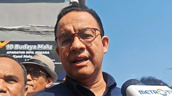 ABOLISI TOM LEMBONG - Mantan Gubernur DKI Jakarta Anies Baswedan kunjungi Rutan Cipinang Jakarta Timur, pada Jumat (1/8/2025). Ia mengatakan akan beri kabar kepada Tom Lembong terkait abolisi perkara impor gula dari pemerintah.