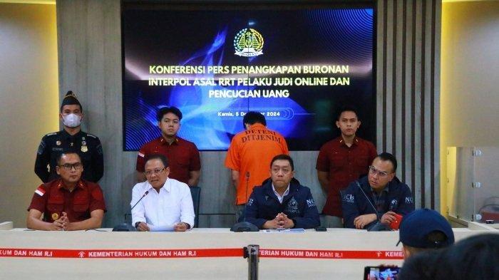Buronan Interpol Geng Kriminal Tiongkok YZ ditangkap Imigrasi.