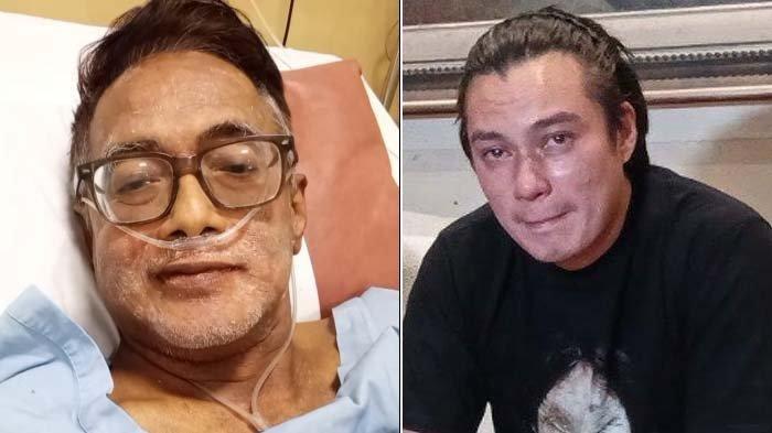 UNCLE TEEBOB BERPULANG - Baim Wong (kanan) dan Uncle Teebob (kiri). Baim Wong berduka atas kepergian sahabatnya, Uncle Teebob, Senin (10/3/2025).