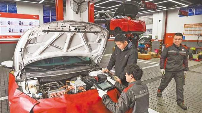 Bengkel EV di China OK