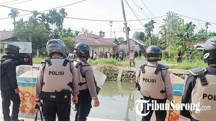 Bentrok Antar Warga di Kota Sorong_2