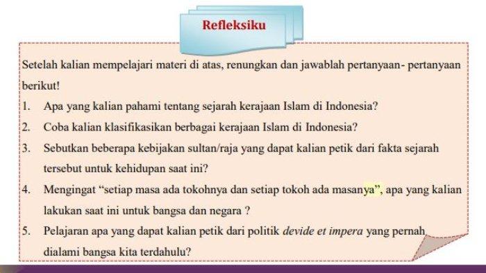Buku SKI Kelas 9 Halaman 32 Kurikulum Merdeka refleksiiu