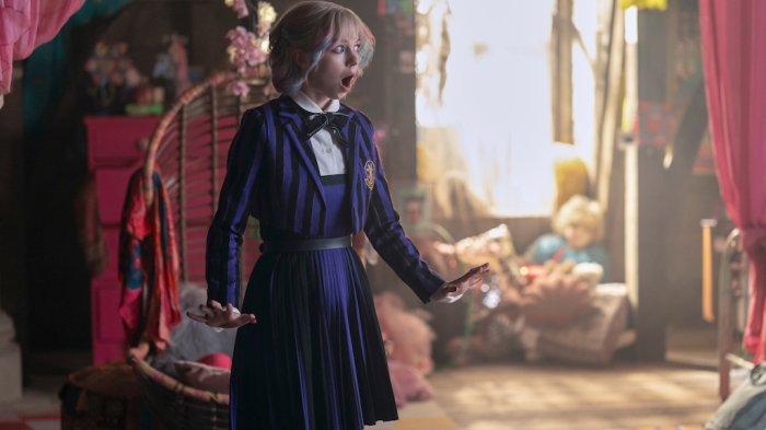Cuplikan adegan dalam video trailer Wednesday 2 Part 1 yang dirilis Netflix GG3