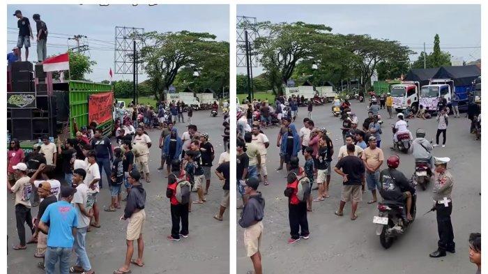 Demo tolak ODOL di Pati