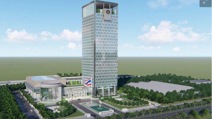 Desain gedung 30 lantai yang runtuh.