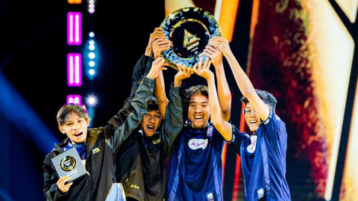 JUARA - Salah satu divisi EVOS Esports, EVOS Divine keluar sebagai juara Free Fire EWC 2025 di Riyadh, Arab Saudi pada Senin (21/7/2025) dini hari WIB. (Foto diunduh dari Instagram EVOS Esports - 21/7/2025)