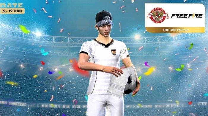 EVENT FREE FIRE - Event kolaborasi Free Fire x Timnas Indonesia yang menghadirkan banyak hadiah menarik, termasuk item jersey Timnas Indonesia yang bisa diperoleh secara gratis.