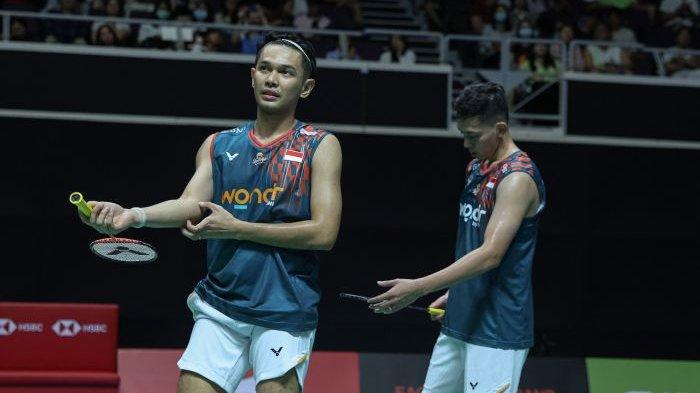 FAJAR/RIAN KALAH DI SINGAPORE OPEN - Pebulutangkis ganda putra Indonesia,Fajar Alfian/Muhammad Rian Ardianto terhenti pada babak perempat final Singapore Open 2025.
