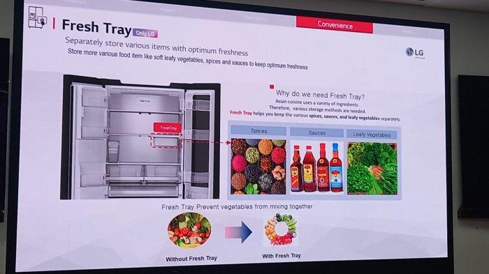 Fitur Fresh Tray LG