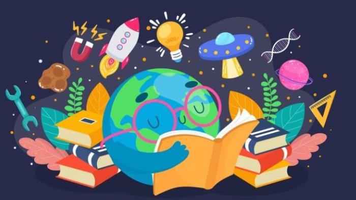 HARI BUKU SEDUNIA - Ilustrasi Hari Buku Sedunia diunduh dari Freepik pada Rabu (23/4/2025), simak sejarah dna kumpulan ucapan Hari Buku Sedunia 2025.