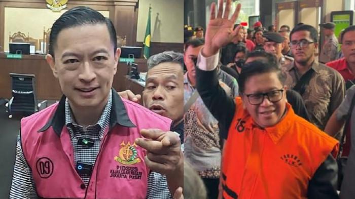 AMNESTI DAN ABOLISI - (kiri) Hasto saat di  pada Pengadilan Jakarta Pusat, Jumat pagi (18/7/2025). (kanan) Tom Lembong di PN Tipikor Jakarta Pusat, pada Selasa (1/7/2025). Mahfud MD buka suara usai Hasto Kristiyanto dapat amnesti dan Tom Lembong dapat abolisi dari Presiden RI Prabowo Subianto, informasi pada Kamis (31/7/2025).