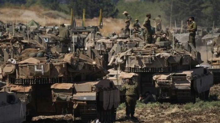 IDF PERLUAS AGRESI - Pasukan Israel (IDF) dari Divisi Tank Tempur