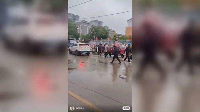 Insiden tabrak lari di Changde, provinsi Hunan pada tanggal 19 November 2024.