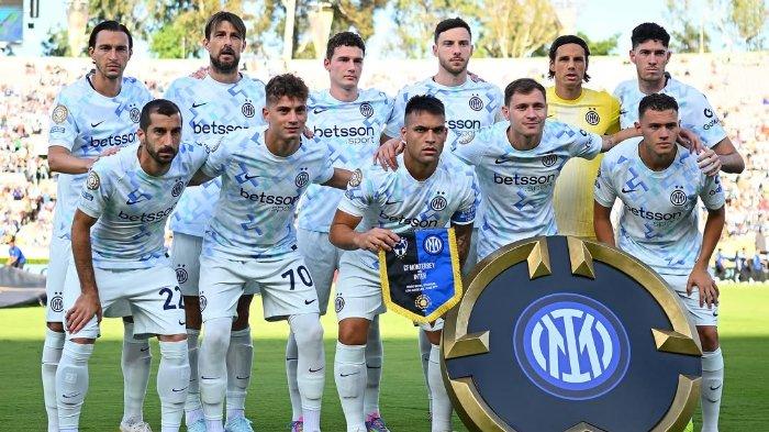 SKUAD INTER MILAN - Para pemain Inter Milan sebelum melakoni pertandingan melawan Monterrey pada laga pembuka grup E Piala Dunia Antarklub 2025 di Stadion Rose Bowl, Amerika Serikat pada Rabu (18/6/2025). (Instagram Inter - 18/6/2025).