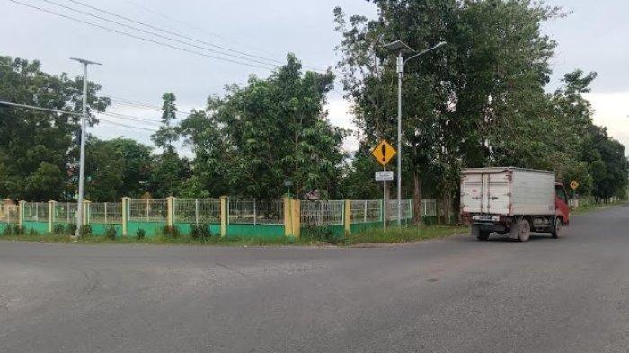 JALAN ANEKA TAMBANG - Kawasan Jalan Aneka Tambang diduga merupakan janjian awal  J oknum TNI AL dengan Juwita (seorang wartawati online di Banjarbaru) sebelum bergeser ketemuan di tempat lain dan ditemukan tewas di kawasan Gunung Kupang.