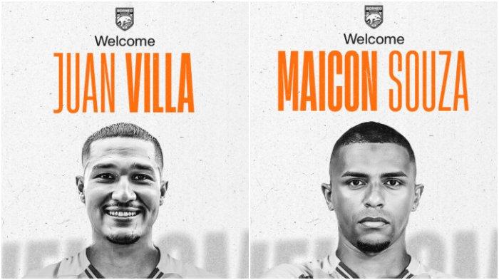 Juan Villa Maicon Souza Borneo FC Samarinda