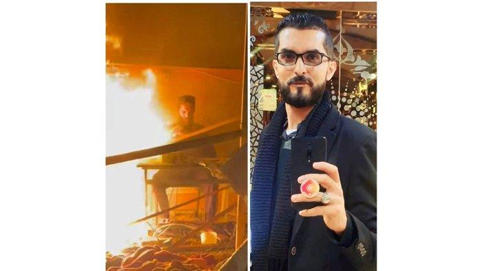 Jurnalis Palestina Dibakar Gaza
