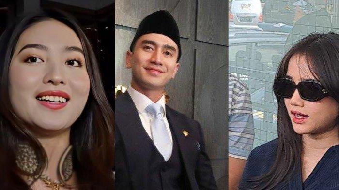 FUJI DAN VERRELL - Potret Natasha Wilona (kiri) di kawasan Slipi Jakarta Barat, Minggu (2/2/2025). Potret Fuji (kanan) saat ditemui di Mapolres Metro Jakarta Barat, Selasa (6/8/2024). Potret Verrell Bramasta (tengah) ketika ditemui di kawasan Kemang, Jakarta Selatan, Selasa (1/10/2024). Komentar Natasha soal Fuji dan Verrell nonton bola bareng.