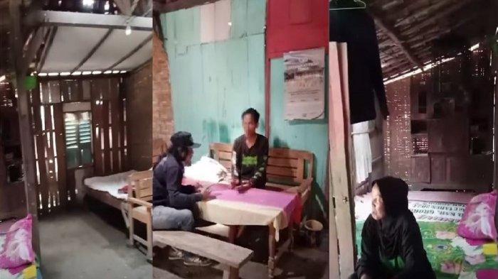 RUMAH PENCARI BEKICOT - Kusyanto, pencari Bekicot asal Grobogan, Jawa Tengah merasa trauma berat usai diintimidasi polisi. Hidupnya disorot, termasuk soal kondisi rumahnya. (Tangkap layar YouTube Kompas TV)
