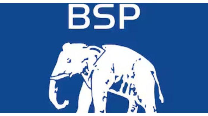 Logo Partai Bahujan Samaj berbentuk gajah.