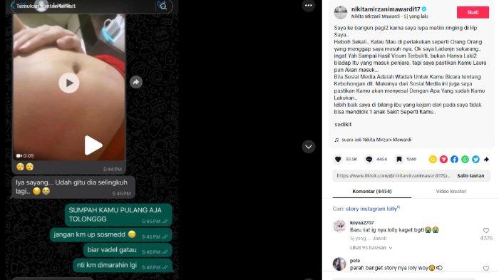 Nikita Mirzani bongkar bukti Lolly hamil.