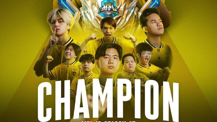 ONIC JUARA - ONIC berhasil keluar sebagai juara MPL ID Season 15 setelah mengalahkan RRQ Hoshi pada babak grand final 4-3 pada Minggu (15/6/2025) malam WIB.