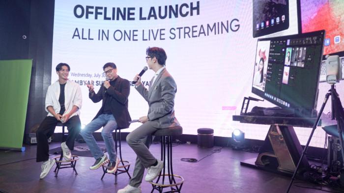 Cadothy memperkenalkan tiga produk unggulan: Amaze 5 Pro, iBig 5S, dan Console Pad dalam acara Official Offline Launch of Cadothy All-in-One Live Streaming.
