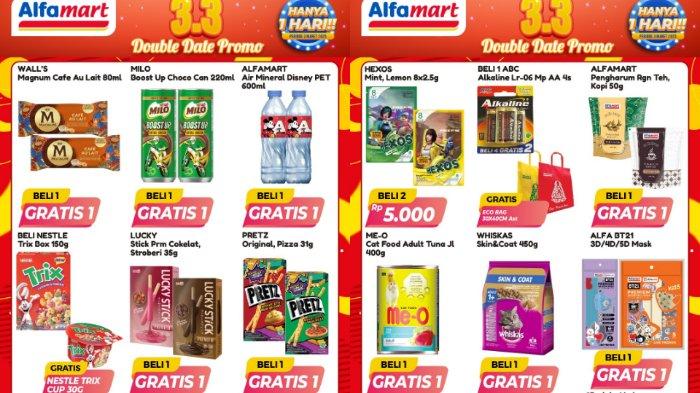 PROMO  ALFAMART - Kolase promo yang dibagikan oleh Alfamart yang diunduh pada Senin