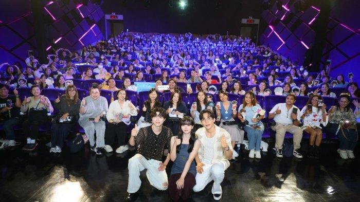 PRIMIER GOOD BOY - Park Bo-gum, Kim So-hyun, Lee Sang-yi berfoto bersama ratusan penggemar pada acara premier dan penayangan eksklusif GOOD BOY di Bangkok, dirilis Prime Video, Kamis (5/6/2025).