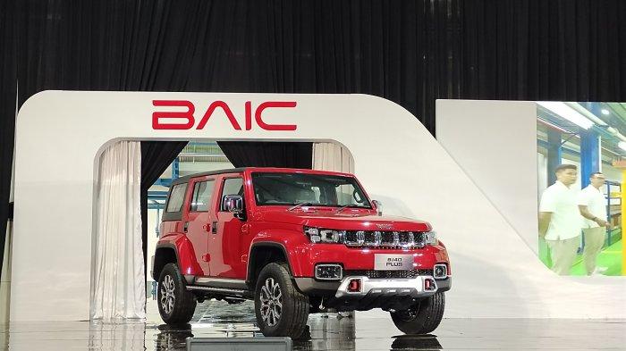 BJ40 PLUS LOKAL - Peluncuran produksi lokal BJ40 Plus oleh PT JHL Internasional Otomotif (JIO) di Purwakarta, Jawa Barat, Senin (2/6/2025). BAIC BJ40 Plus diproduksi di fasilitas pabrik mitra JIO, yakni PT Handal Indonesia Motor. (Tribunnews.com/Lita Febriani).