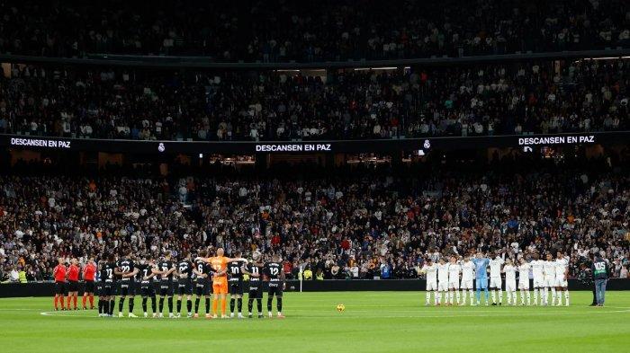 Pemain Real Madrid dan Leganes mengheningkan cipta untuk gempa Myanmar-Thailand