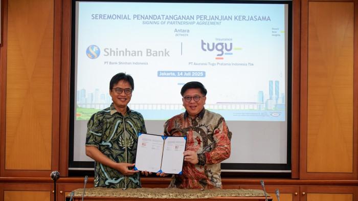 Penandatanganan Perjanjian Kerja Sama (PKS) antara Tugu Insurance dan Bank Shinhan Indonesia