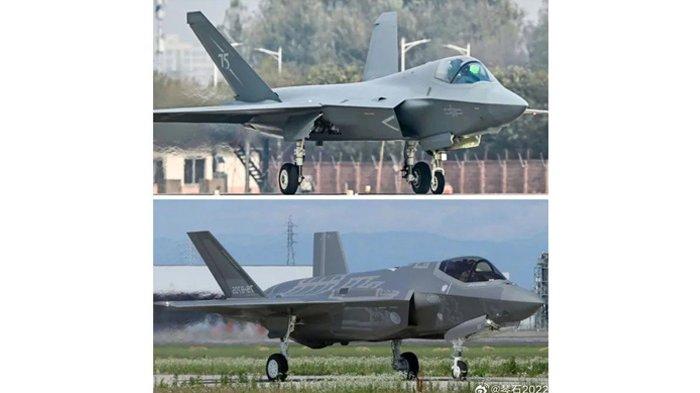 Perbandingan desain jet tempur generasi kelima buatan China dan AMerika