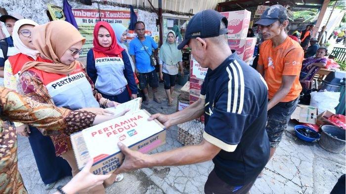 Pertamina Peduli korban banjir