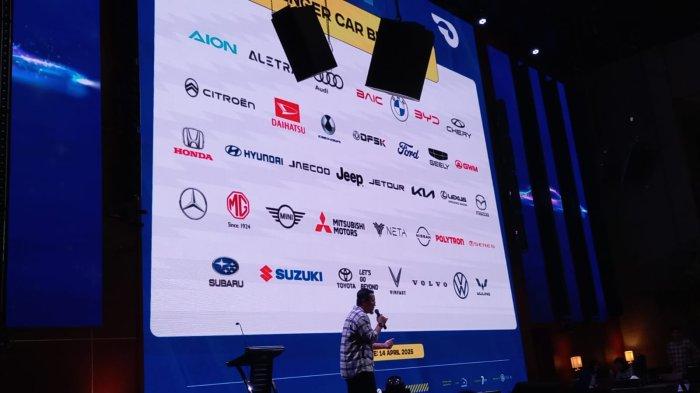 RIncian merek kendaraan roda empat peserta pameran GIIAS 2025. Event ini akan digelar selama 11 hari pada 24 Juli - 3 Agustus 2025 di Indonesia Convention Exhibition (ICE), BSD City, Kabupaten Tangerang. 