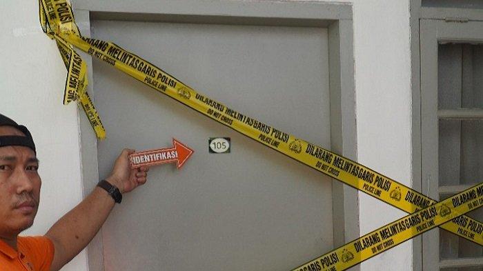KEMATIAN MISTERIUS - Kamar kost Guest House Gondia, Jalan Gondangdia Kecil Nomor 22, Menteng, Jakarta Pusat, lokasi diplomat muda tewas, Selasa (8/7/2025). Polisi kini tengah melakukan penyelidikan terkait misteri kematian korban berinisial ADP (39) tersebut.