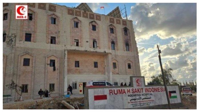 RUMAH SAKIT INDONESIA - Potret rumah sakit Indonesia di Gaza, diambil dari laman resmi MER-C. Inilah Sejarah RS Indonesia di Gaza, tempat mengabdinya Marwan Al Sultan, direktur rumah sakit tersebut yang tewas di tangan Israel.
