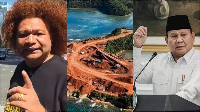 TAMBANG RAJA AMPAT - (Kiri) Anggota Dewan Perwakilan Daerah Republik Indonesia (DPD RI) Paul Finsen Mayor (PFM) dan (Kanan) Presiden Prabowo Subianto. Paul Finsen dalam kesempatannya meminta Presiden Prabowo menintak pemain di balik beradaan tambang nikel di Raja Ampat. Ia sebut ada sosok kuat dan berpangkat tinggi.