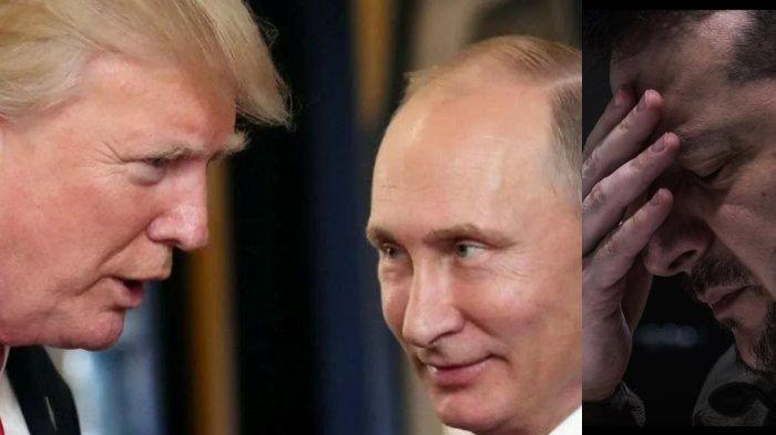 KONFLIK RUSIA UKRAINA - Presiden Amerika Serikat, Donald Trump dan Presiden Rusia, Vladimir Putin dalam sebuah konferensi internasional pada 2017 silam. Terkini, upaya perdamaian konflik Rusia-Ukraina meredup setelah Presiden Rusia Vladimir Putin dan mantan Presiden AS Donald Trump dipastikan absen dalam perundingan di Istanbul, Turki, Kamis, 15 Mei 2025. 