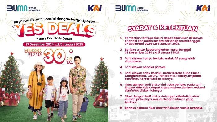Promo YES DEALS dari KAI