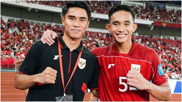 DUO PERSIJA - Pemain Persija Jakarta Rizky Ridho dan Muhammad Ferarri ketika memperkuat Timnas Indonesia pada ronde 3 Kualifikasi Piala Dunia 2026 melawan Bahrain di Stadion Utama Gelora Bung Karno, Selasa (25/3/2025). (Website Persija - 27/3/2025)