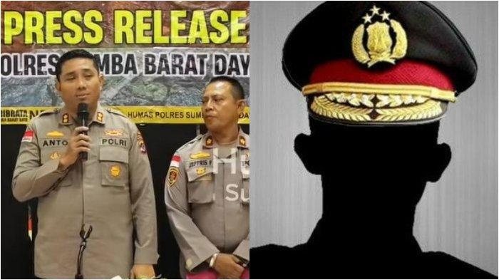 POLISI CABUL - (Kiri) Kapolres Sumba Barat Daya, Ajun Komisaris Besar Polisi (AKBP) Harianto Rantesalu saat memberikan keterangan terkait kasus oknum polisi cabuli korban pemerkosaan pada Minggu (8/6/2025) dan Ilustrasi anggota polisi.