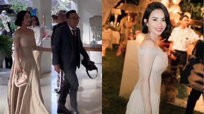 Sosok Dearly Djoshua yang menggandeng penyanyi Ari Lasso di pernikahan aktris Luna Maya dan Maxime Bouttier pada 7 Mei 2025. 
