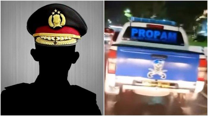VIRAL MOBIL PROPAM - (Kiri) Ilustrasi anggota polisi dan (Kanan) Tangkap layar video viral yang memperlihatkan mobil propam diduga terlibat tabrak lari di Medan, Sumut. Mobil tersebut milik Pelaksana harian (Plt) Kasi Propam Polres Tapanuli Selatan Iptu Asrul Pane.