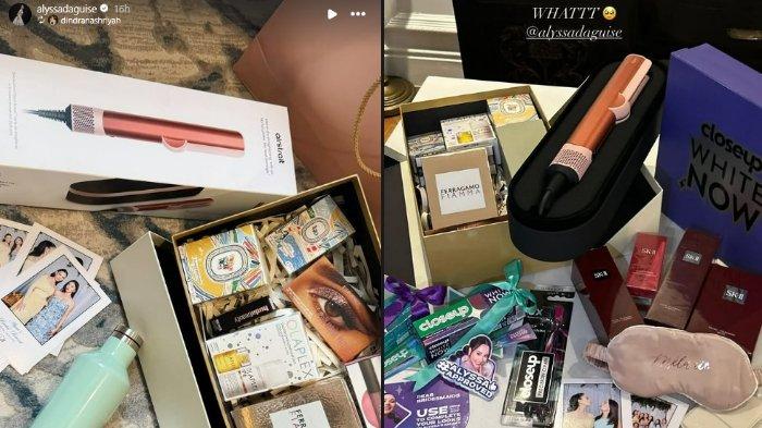 Souvenir untuk bridesmaid Alyssa Daguise